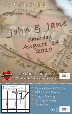 Beach Heart - Jack & Jill Invite