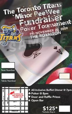 Poker Tournament Fundraiser Tickets