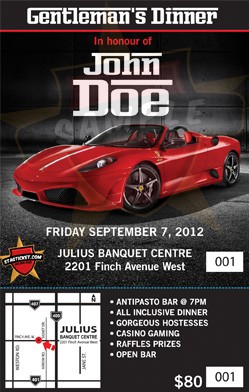 Ferrari Dreams Invitation